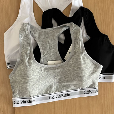 Top Regata Fitness Calvin Klein Original Branco P
