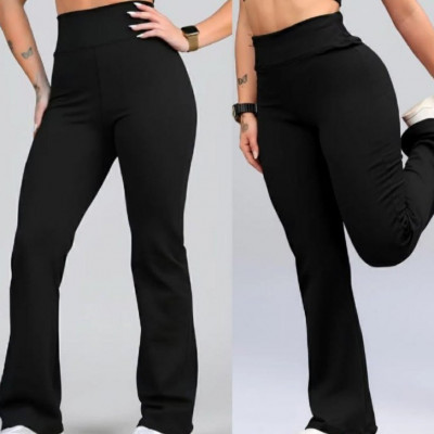 Calça Legging Flare Zero Transparência