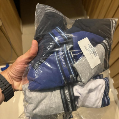Kit 10 Cuecas Boxer Lupo Algodão Confortável