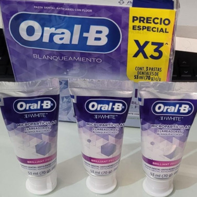 Oral-B Pasta de Dente 3D White Brilliant Fresh 70g