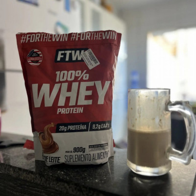 Whey Protein Concentrado 900g Sabor Chocolate