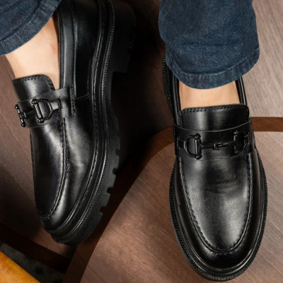 Sapato Social Masculino Mocassim Tratorado Moderno