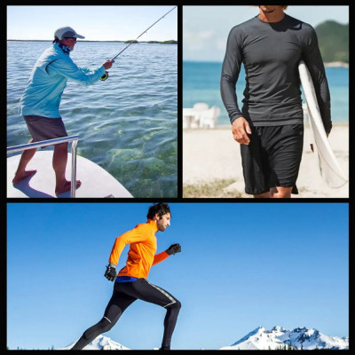 Kit 3 Camisetas Térmicas Masculinas UV50