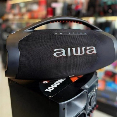 Caixa De Som Boombox Aiwa Aws-bbs-01b 200w Rms Bluetooth