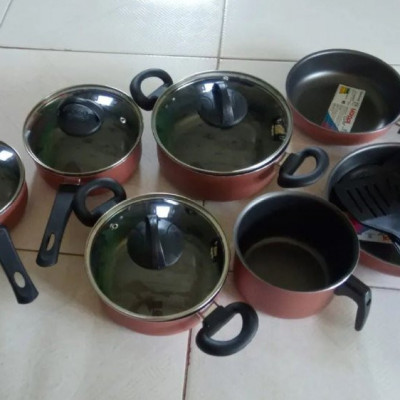 Conjunto Panelas Antiaderente 10 Peças Teflon