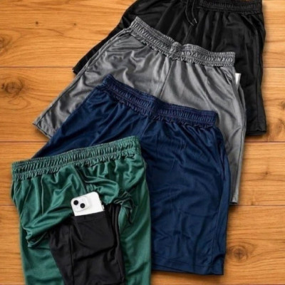 Kit 4 Shorts 2 em 1 Dryfit