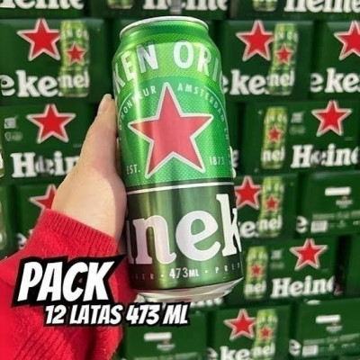 Heineken Cerveja Lata 473ml Pack 12