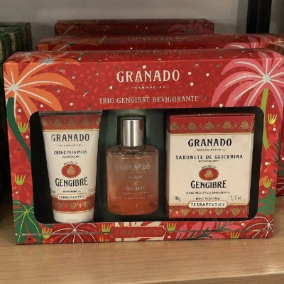 Kit Terrapeutics Trio Gengibre Revigorante Granado