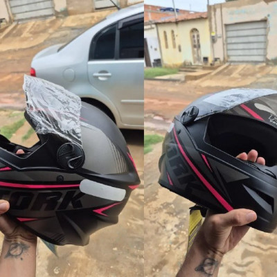 Capacete Moto Pro Tork Fechado Viseira Fumê (4 Cores)