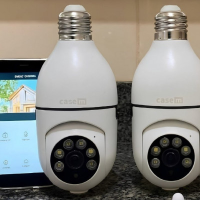 Kit 2 Câmeras Segurança 360º Jortan Wifi IP HD