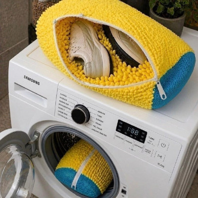 Kit com 2 Sacos Para Lavar Sapatos na Máquina De Lavar