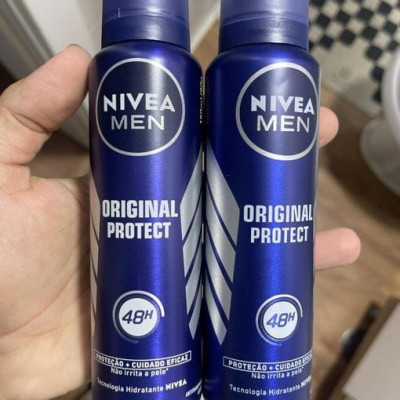 Kit 02 un. NIVEA Desodorante Antitranspirante Aerossol Original Protect 48h 150ml
