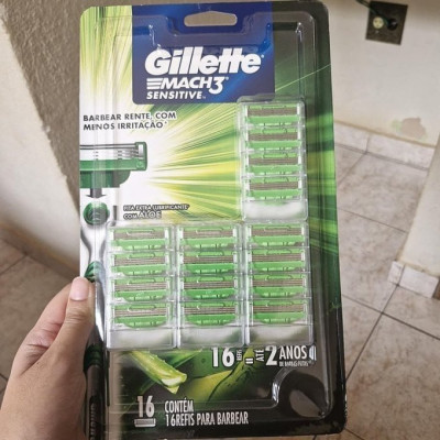 Carga para Gillette Mach3 Sensitive 16 unidades
