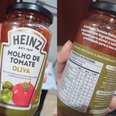 Heinz Molho de Tomate Rústico Oliva 320g
