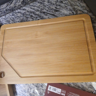 Tábua Retangular Bamboo 35cm x 25cm