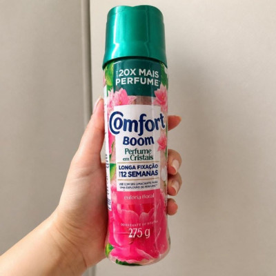 Comfort Boom Odorizador de Roupas Cristais de Perfume Euforia Floral 275g