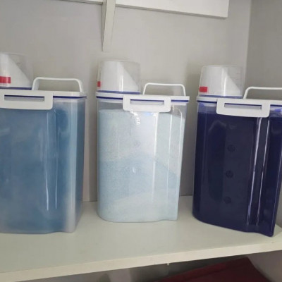 Kit 3 Potes Dispenser Hermético 2L Multiuso