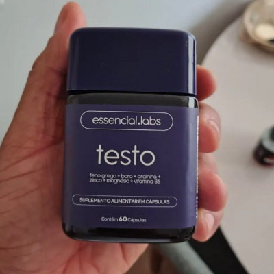 Testo Essencial Precursor da Testosterona - 60 Cápsulas