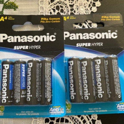 Pilha Comum AA Panasonic - 4 unidades