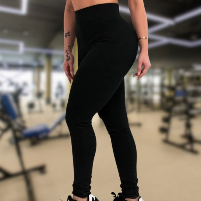 Calça Legging Zero Transparência Cintura Alta (3 cores)