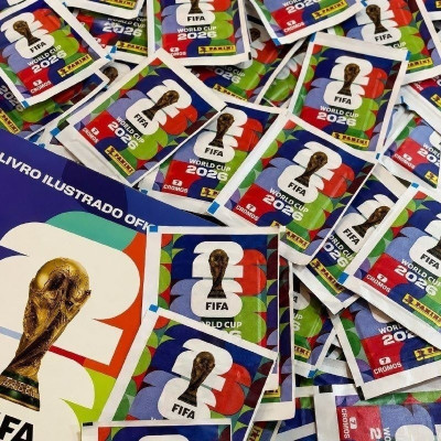 Kit 70 Figurinhas Álbum Copa do Mundo 2026