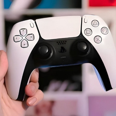 🎮 Controle Joystick Sem Fio Sony Playstation Dualsense Branco