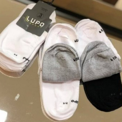 Kit 10 Pares Meias Lupo Soquete Invisível Sport