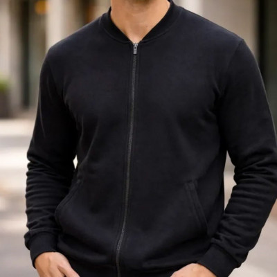 Blusa De Moletom Com Ziper Canguru