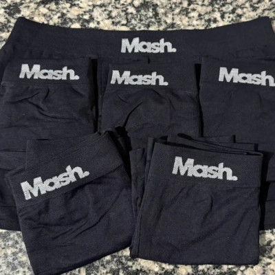 Kit 6 Cuecas Boxer Mash Poliamida Sem Costura