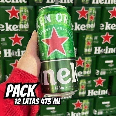 Heineken Cerveja Lata Pack 12 Unidades