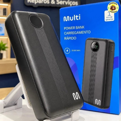 Carregador Portátil Powerbank Display 20000mah