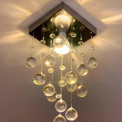 Lustre Cristal Acrílico Quarto Sala