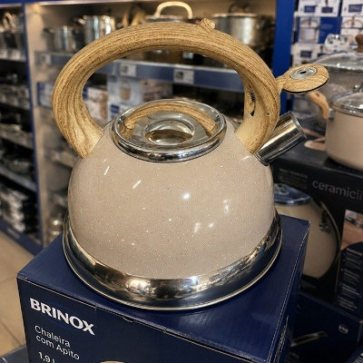 Chaleira Com Apito Brinox 2,7L