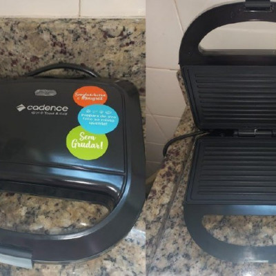 Sanduicheira Elétrica Cadence Toast & Grill 750W 110V