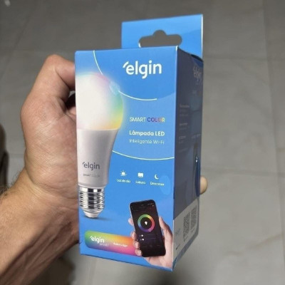 🌈 Lâmpada Inteligente 10W Elgin RGB