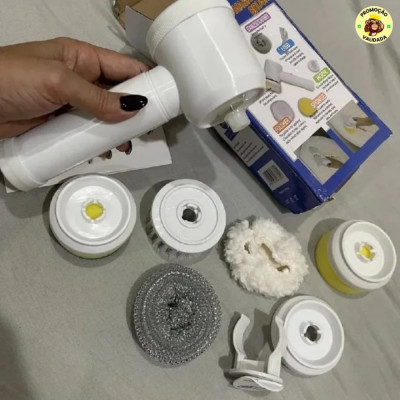Escova De Limpeza Elétrica 5 Em 1