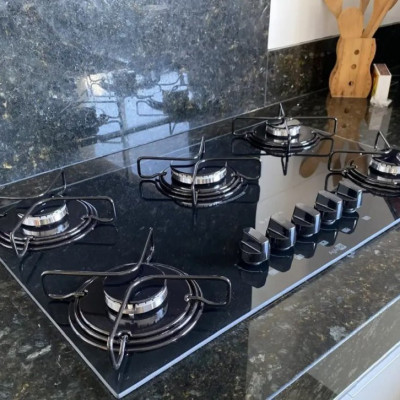 Cooktop 5 Bocas Mesa De Vidro Atlas Agile Up Bivolt