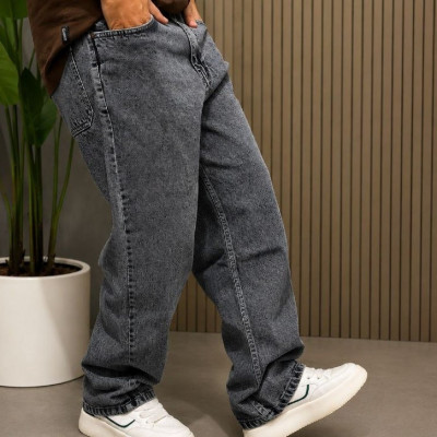 Calça Balão Jeans Streetwear Larga Bag