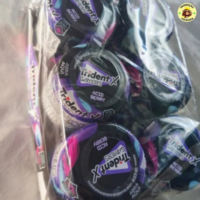 Chiclete Trident X Gamers Acid Berry