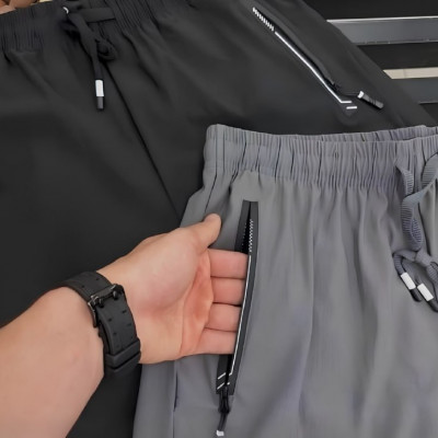 Short Masculino Bermuda 2 Bolsos Zíper 3 Cores