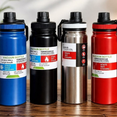 Garrafa Térmica Água Squeeze Inox 800ml