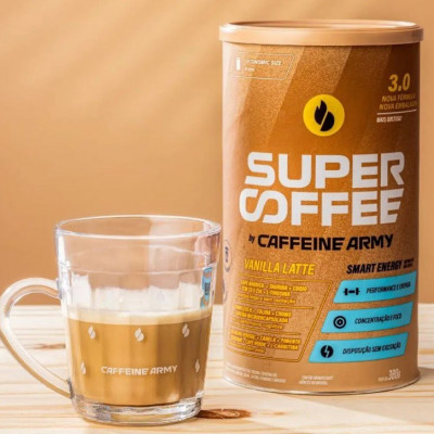 ☕ Cappuccino Supercoffee Baunilha 380g Caffeine Army