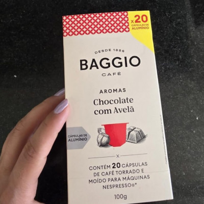 ☕ Baggio Café Aroma Chocolate Com Avelã 10 Cápsulas