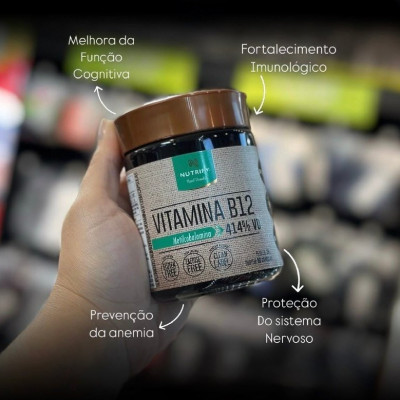 Vitamina B12 Metilcobalamina 414% 60caps Nutrify