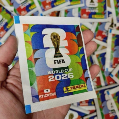 Kit com 100 Envelopes Copa do Mundo 2026 Panini