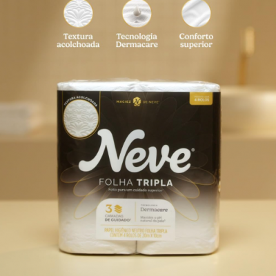 Papel Higiênico Neve Supreme Folha Tripla 32 Metros