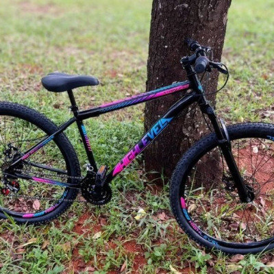 🚴‍♂️ Bicicleta Aro 29 Highlevel Aço Carbono Freios a Disco 21 Marchas