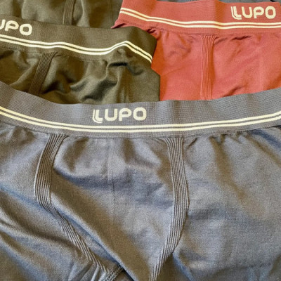 Kit 6 Cuecas Boxer Lupo Sem Costura