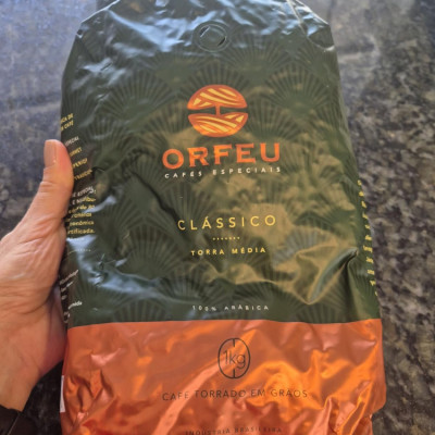 Orfeu Café Clássico em Grãos 100% Arábica 1kg
