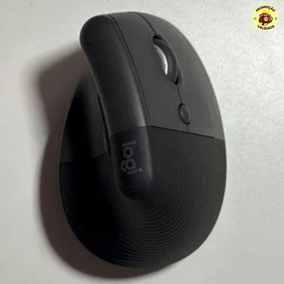Mouse Sem Fio Logitech Lift Vertical com Design Ergonômico